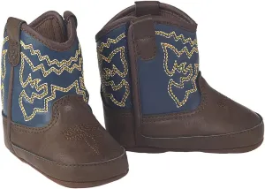 ARIAT Infant Boys Lil Stompers Baby Boot, Brown(Deadwood), 2