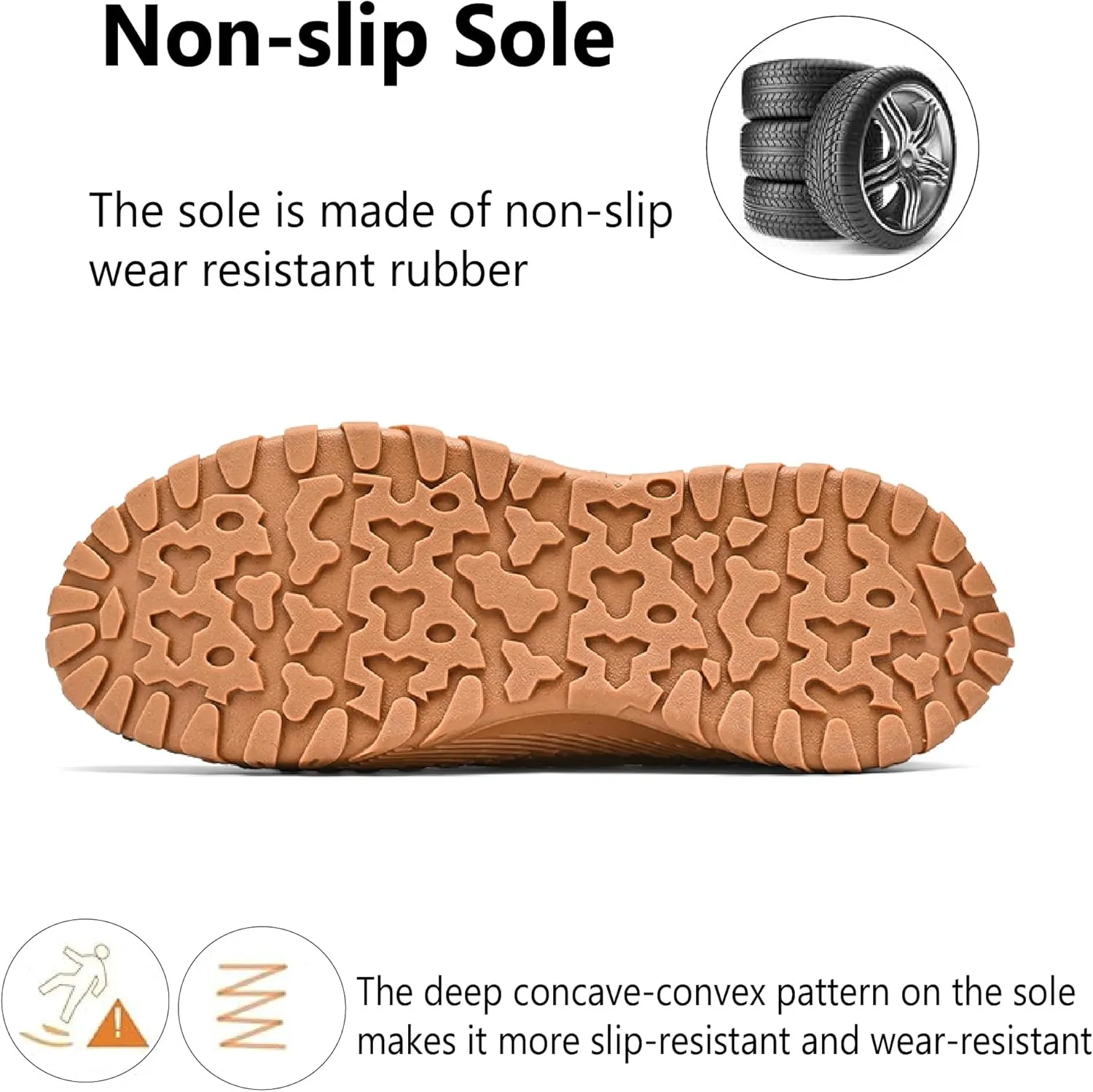 Asifn Mens Mesh Loafers Outdoor Lightweight Hiking Breathable Comfortable Work Shoes Non-Slip Driving Casual
