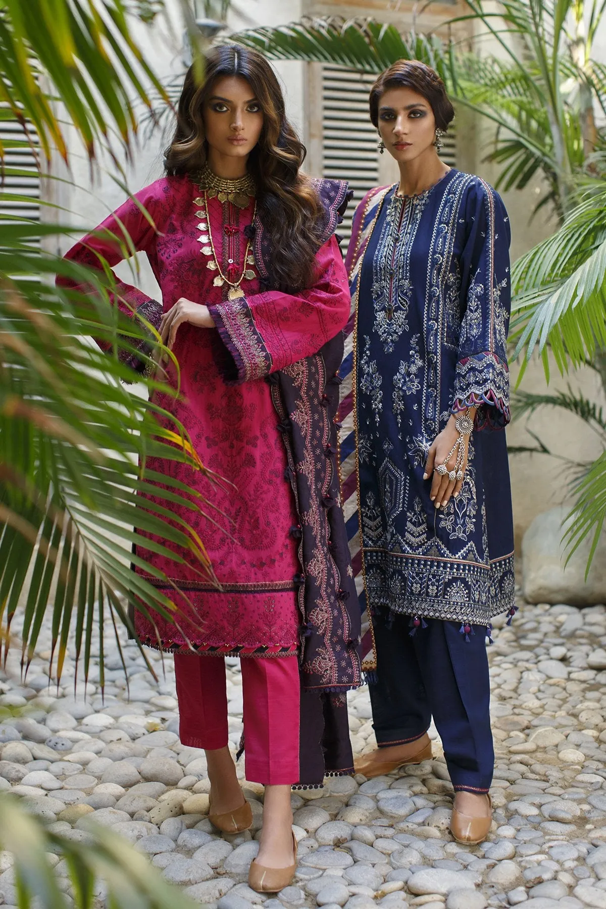 Baroque Oaks & Ivy Embroidered Winter Khaddar Collection – CELLO