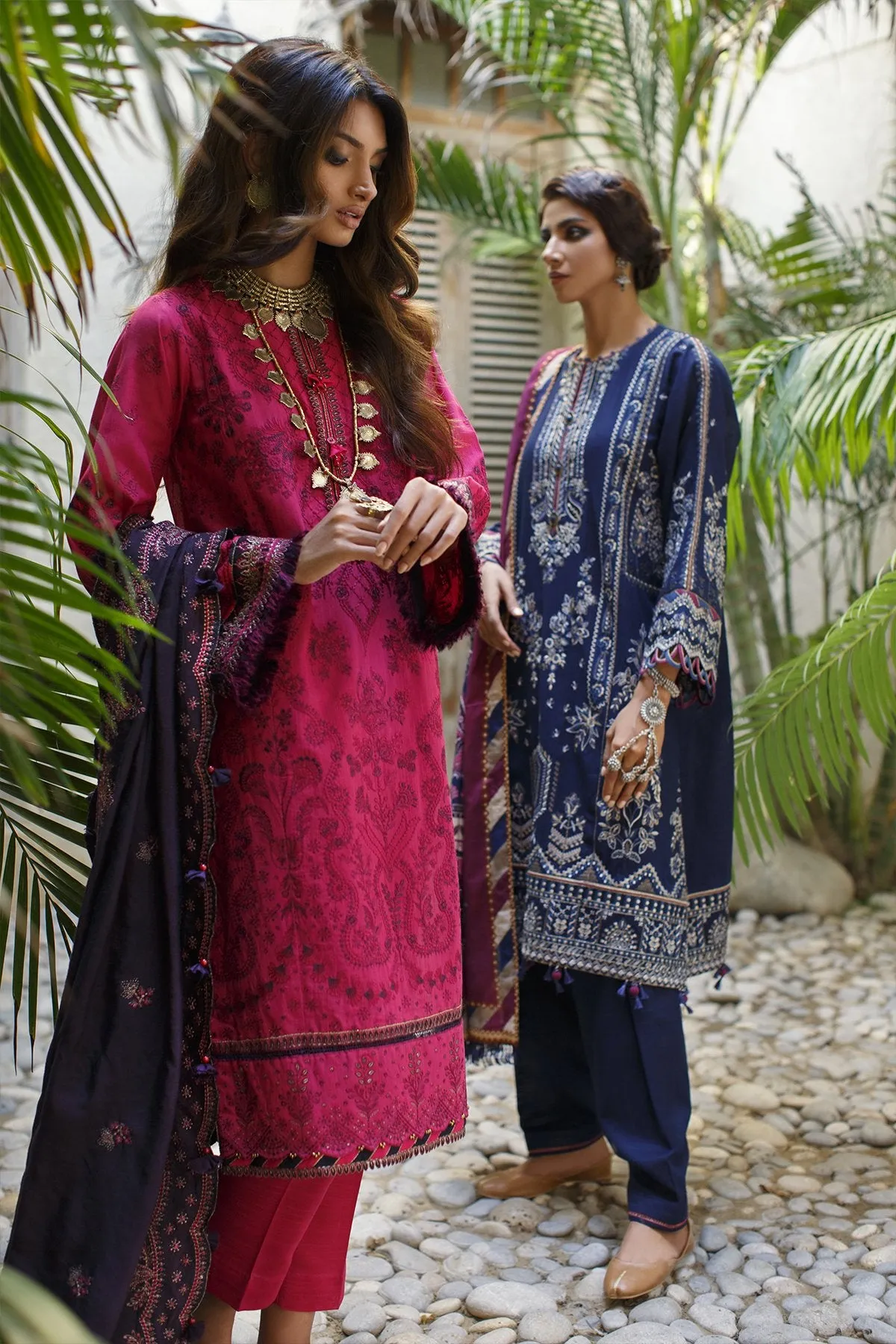 Baroque Oaks & Ivy Embroidered Winter Khaddar Collection – CELLO