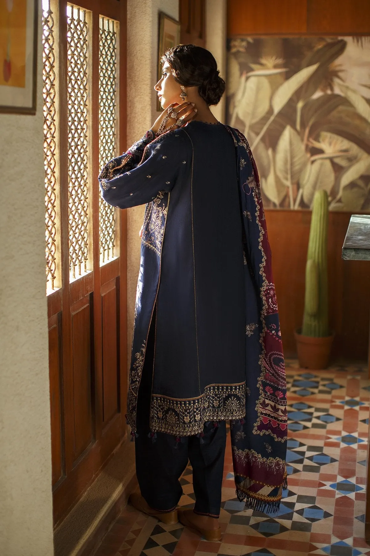 Baroque Oaks & Ivy Embroidered Winter Khaddar Collection – CELLO