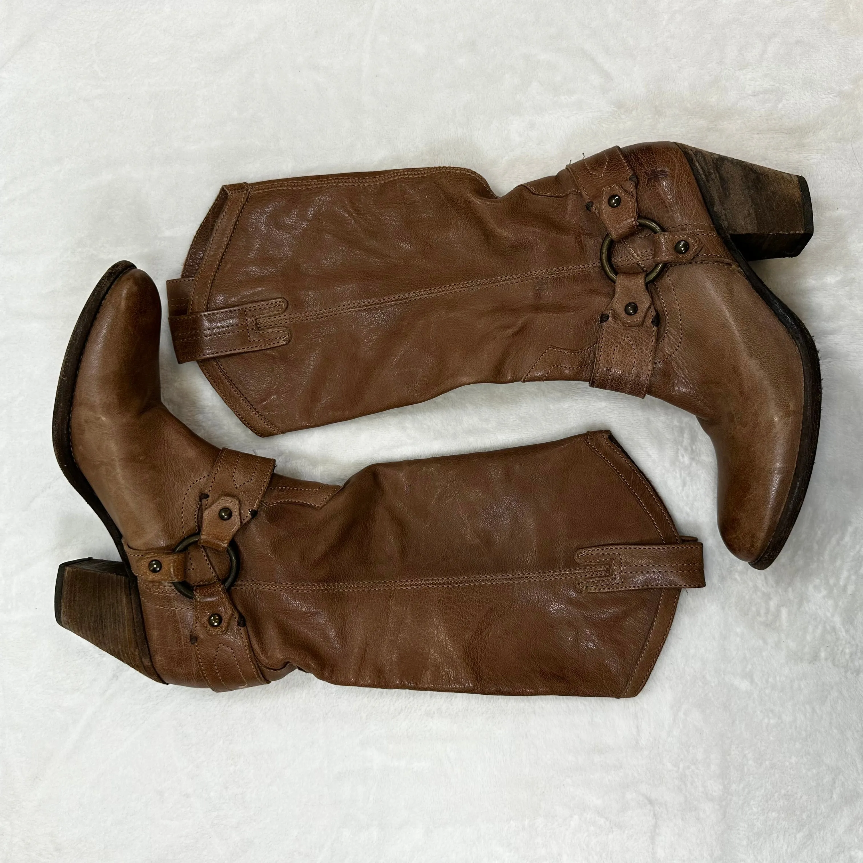 Boots Western By Frye In Tan, Size: 7.5