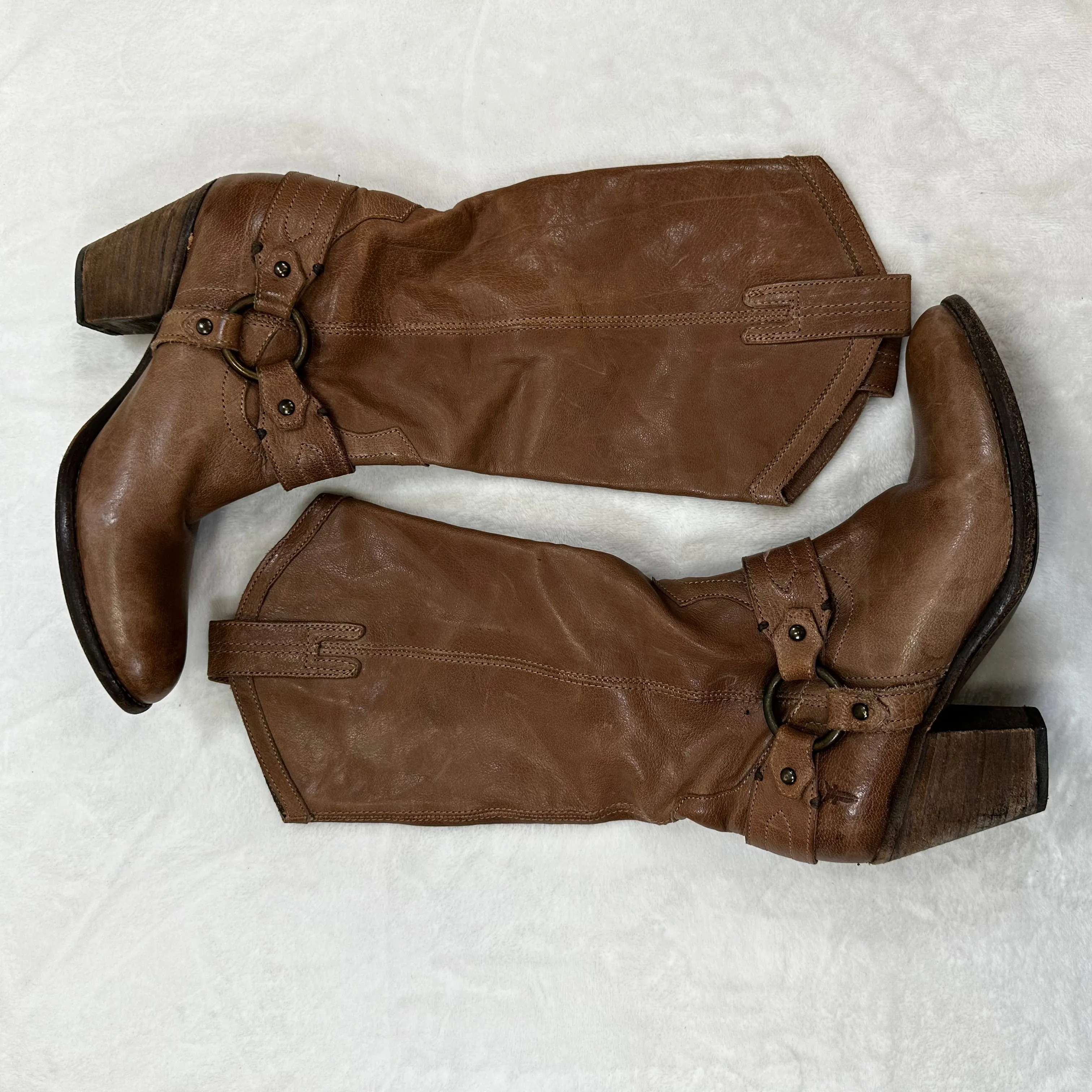 Boots Western By Frye In Tan, Size: 7.5