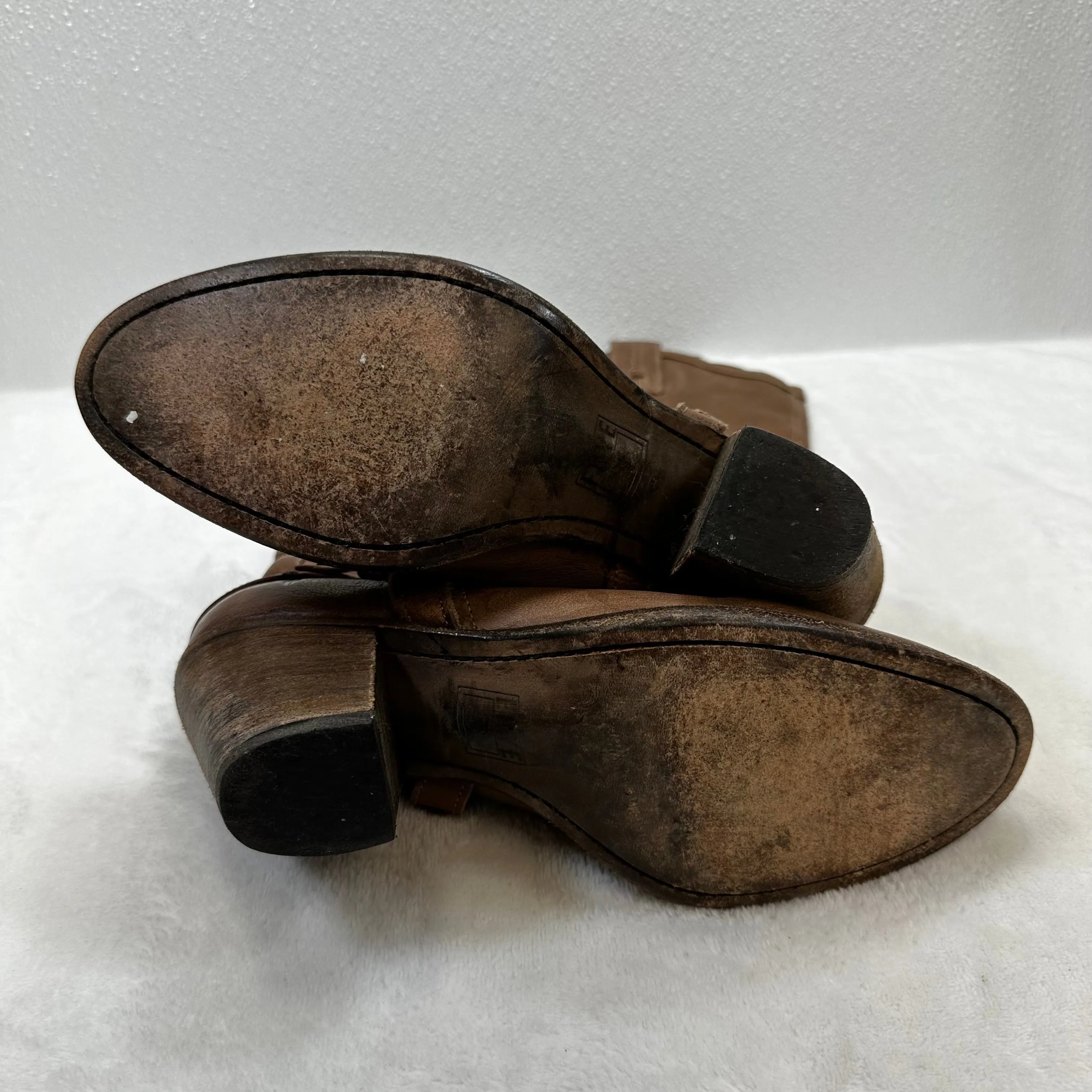 Boots Western By Frye In Tan, Size: 7.5
