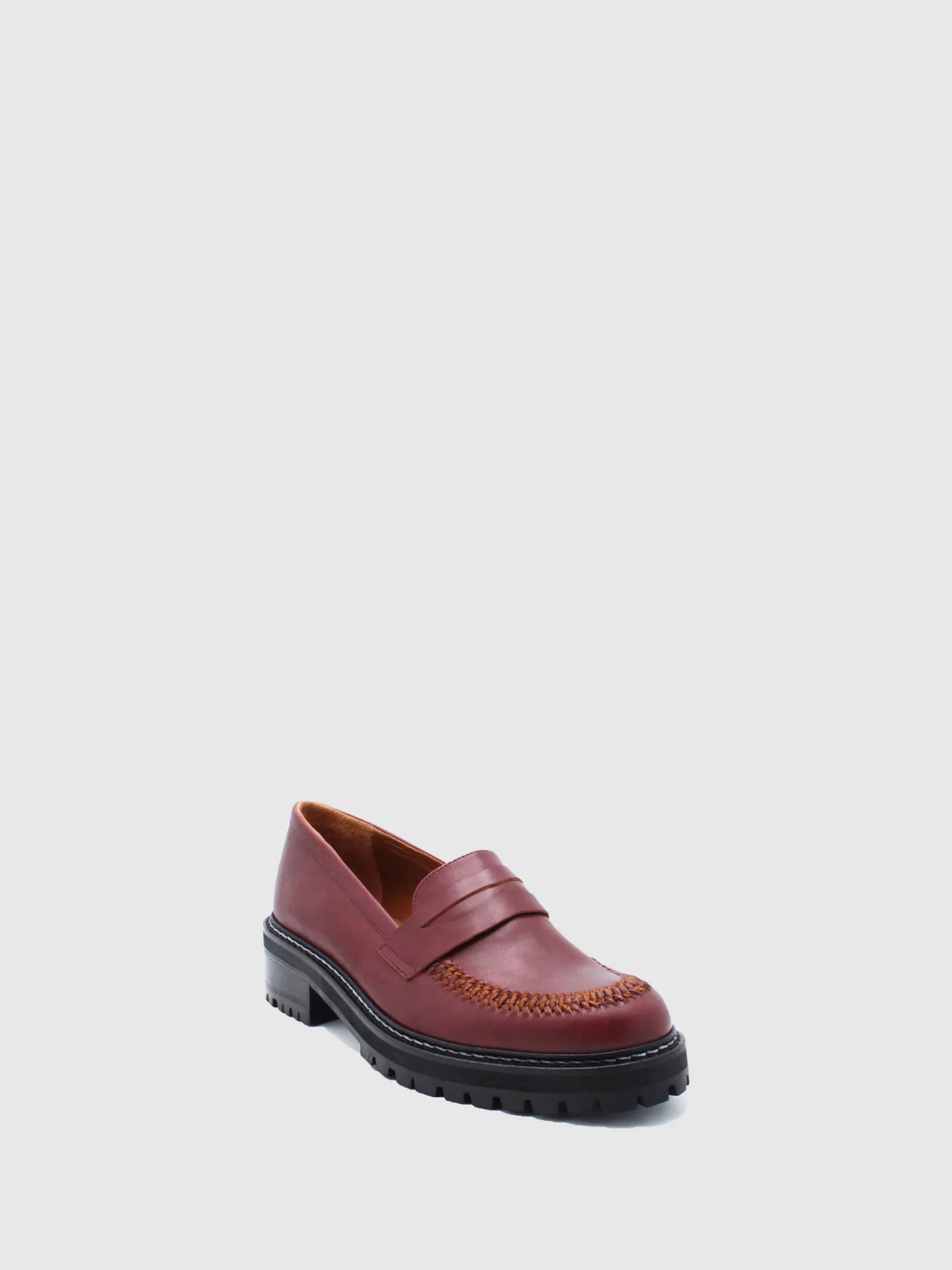 Burgundy Oxford Loafers