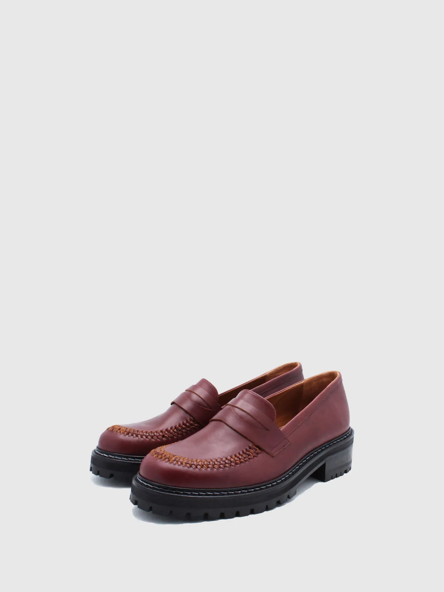 Burgundy Oxford Loafers