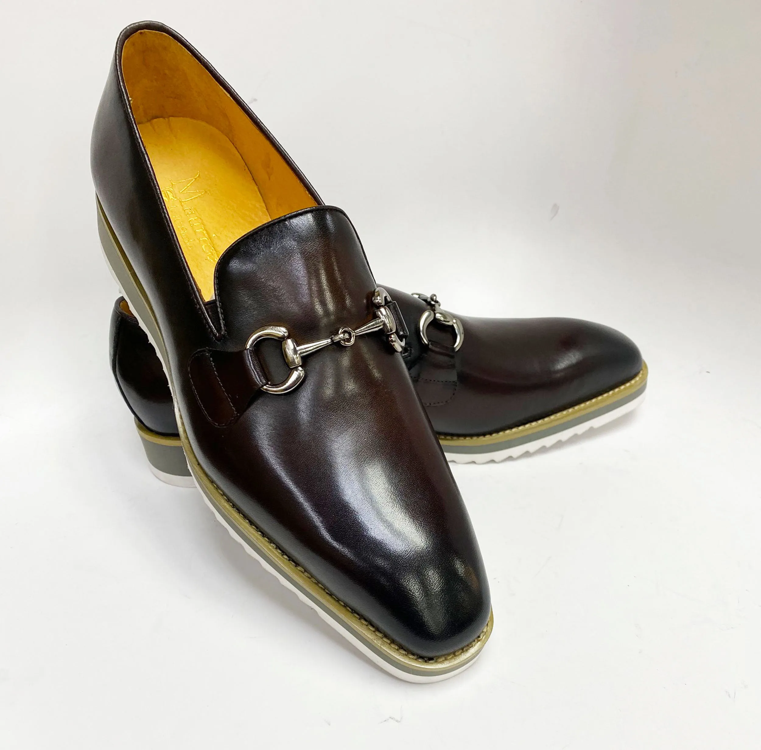 Calfskin Slip-On Horsebit Loafer Chestnut
