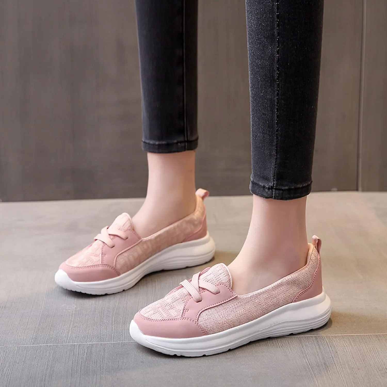 Cathalem Loafers for Women 2024, Women's Breathable Slip on Arch Support Non-Slip Shoes Comfort Loafers Flats Wide Width