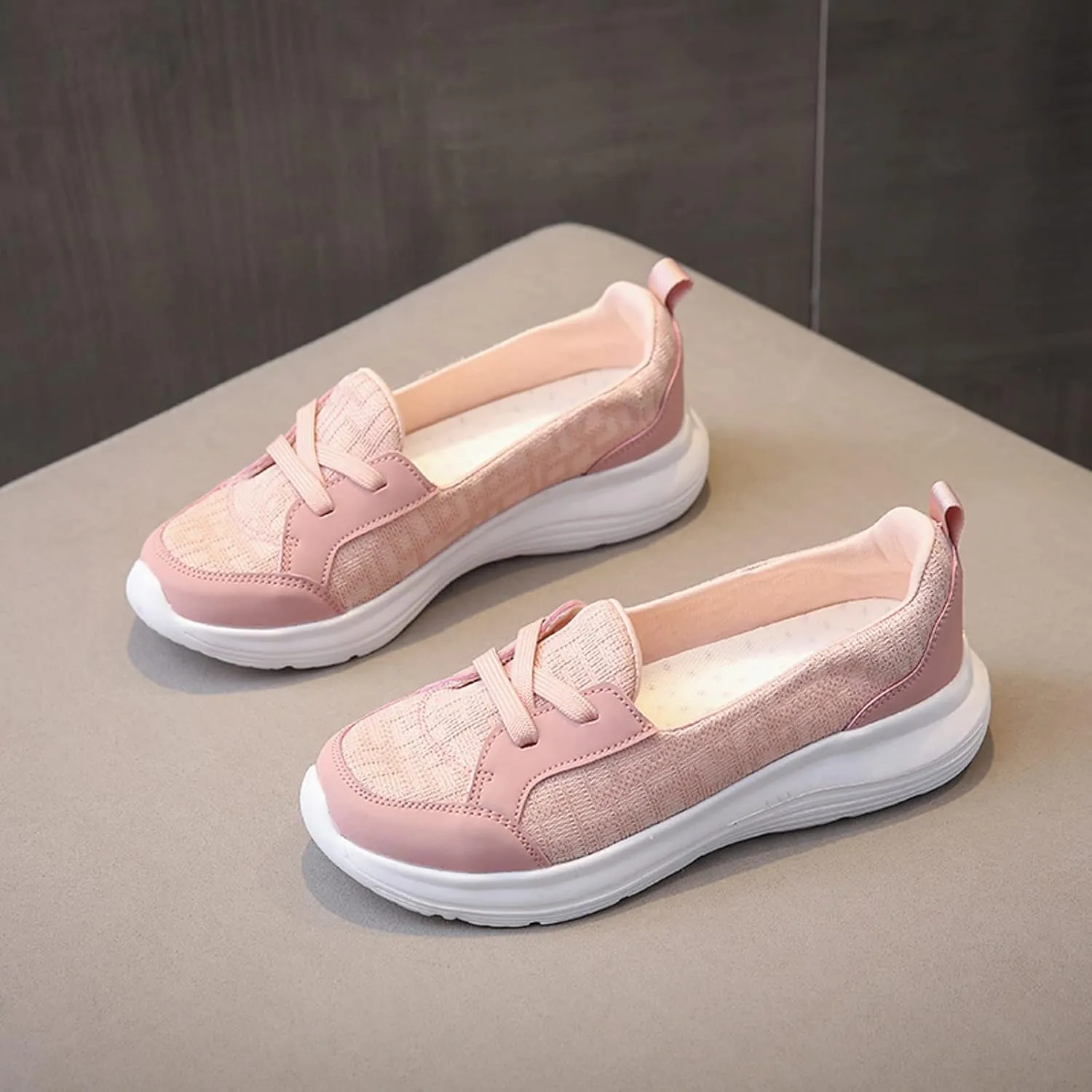 Cathalem Loafers for Women 2024, Women's Breathable Slip on Arch Support Non-Slip Shoes Comfort Loafers Flats Wide Width