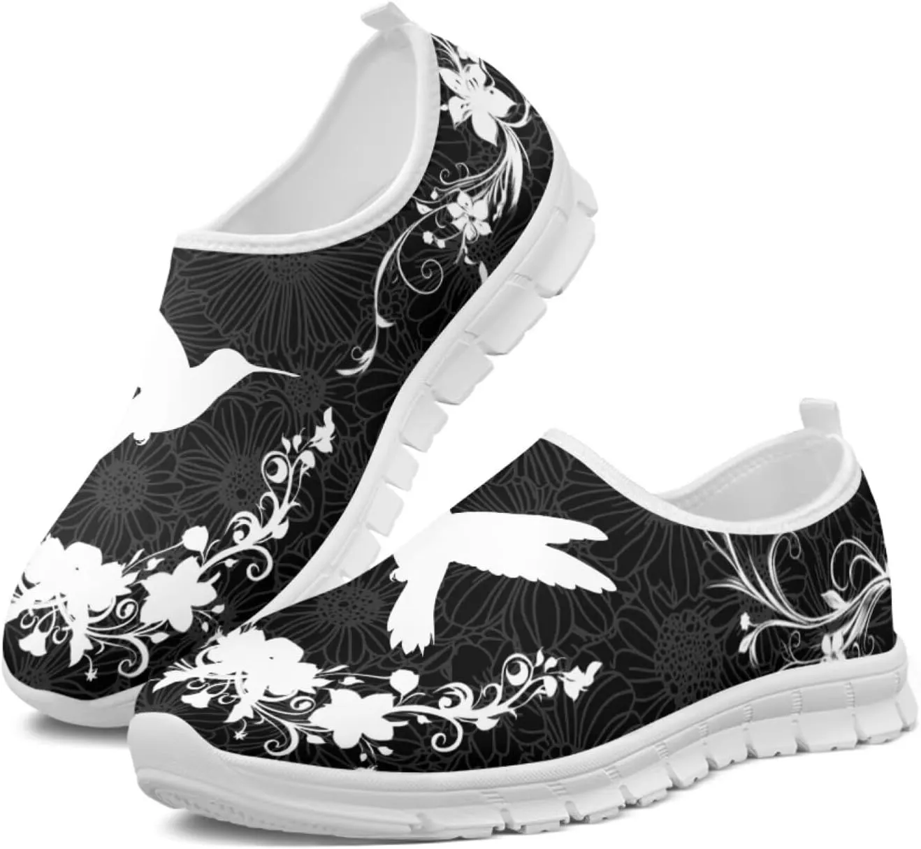 chaqlin Slip On Shoes Wide Soft Toe Fashion Clipper Breathable Mesh Tennis Athletic Sneaker for Women Men