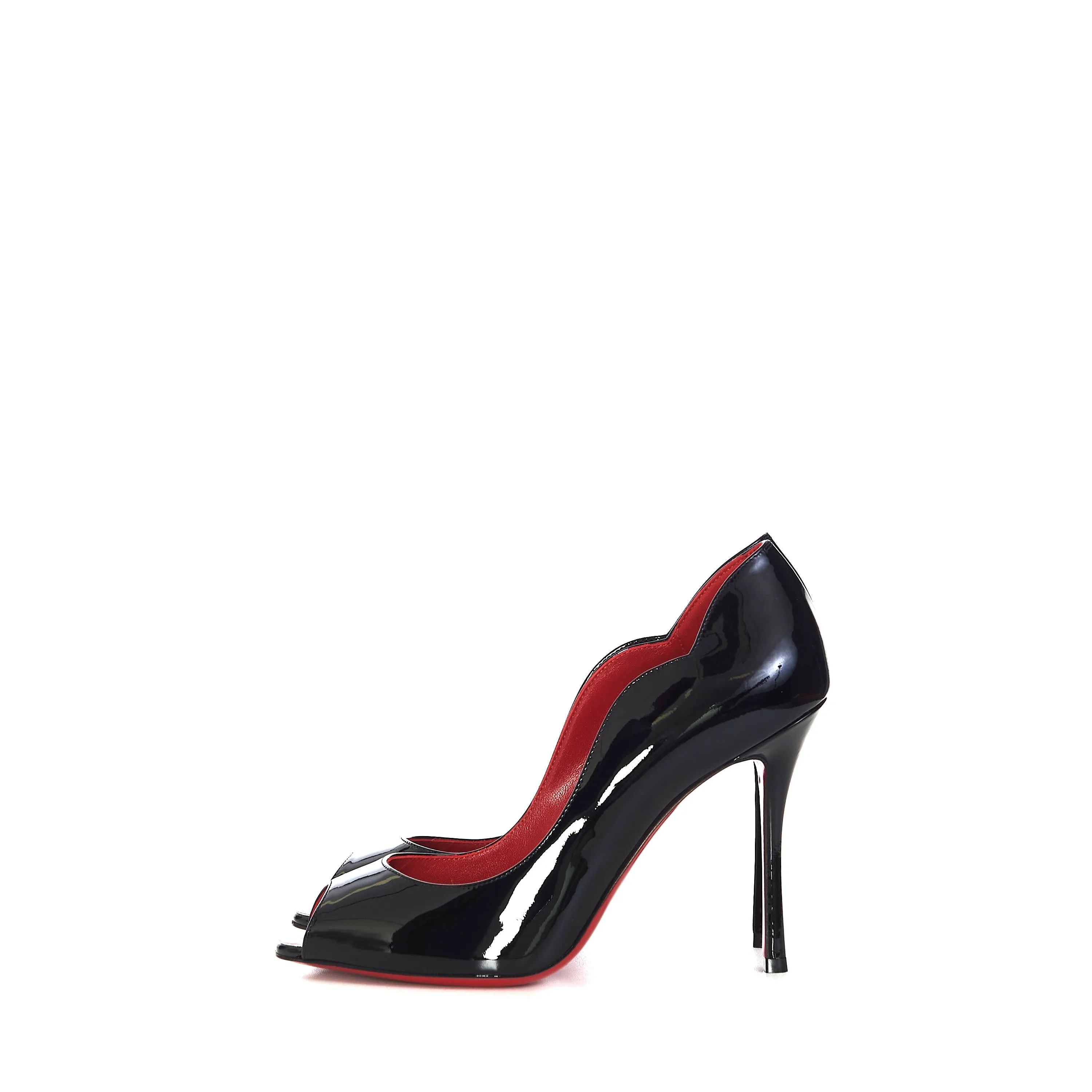 Chick Up 100 Black Patent Leather Pumps