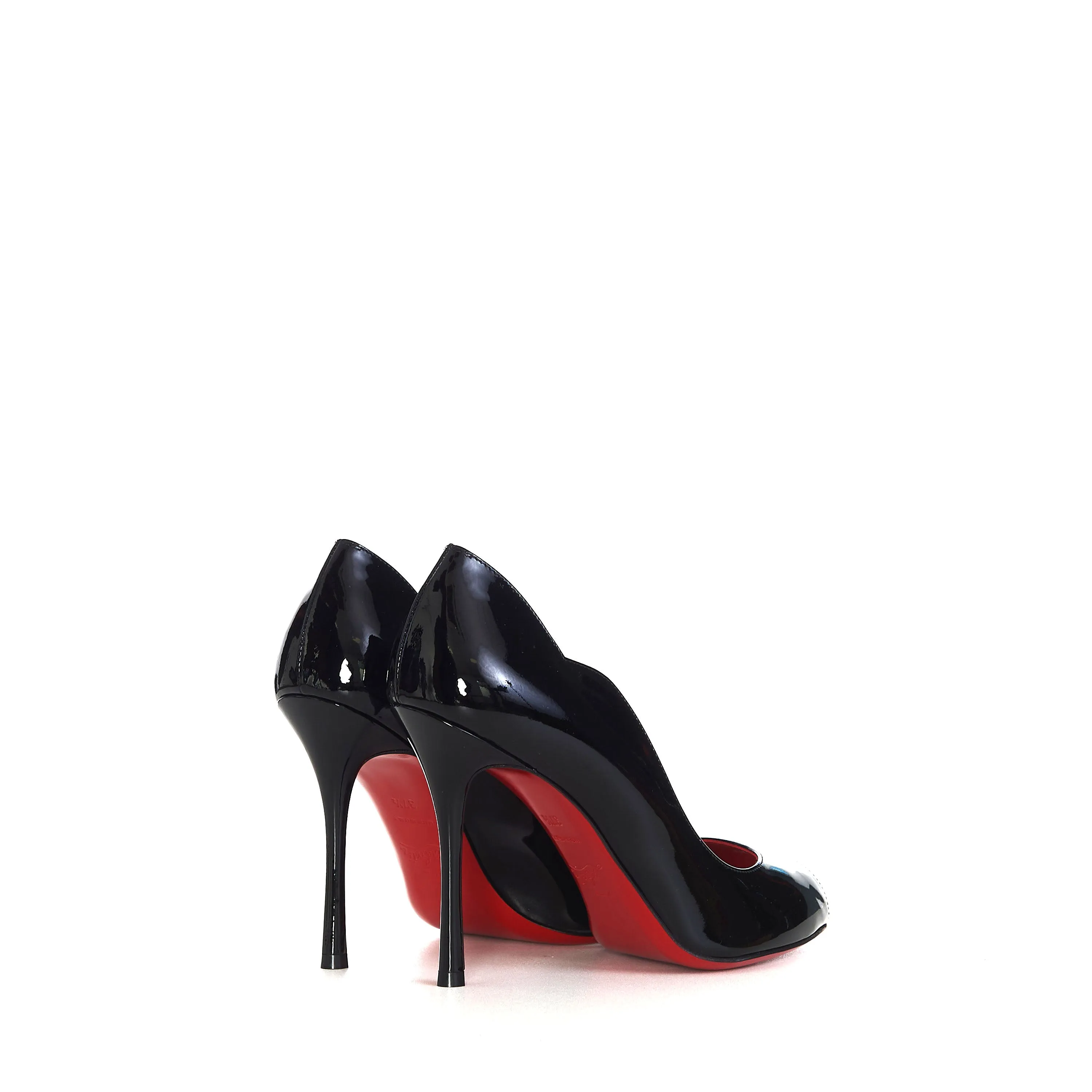 Chick Up 100 Black Patent Leather Pumps