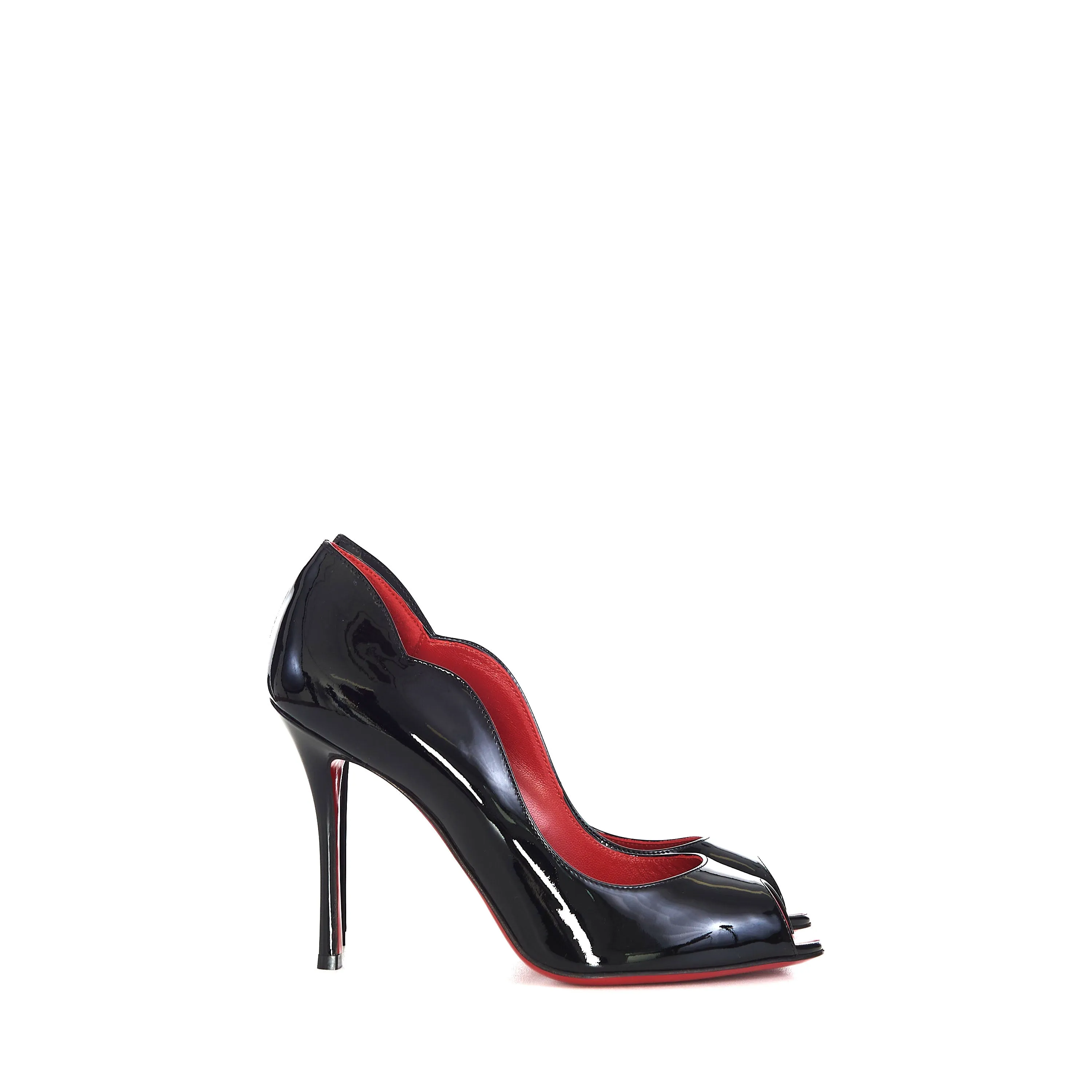 Chick Up 100 Black Patent Leather Pumps