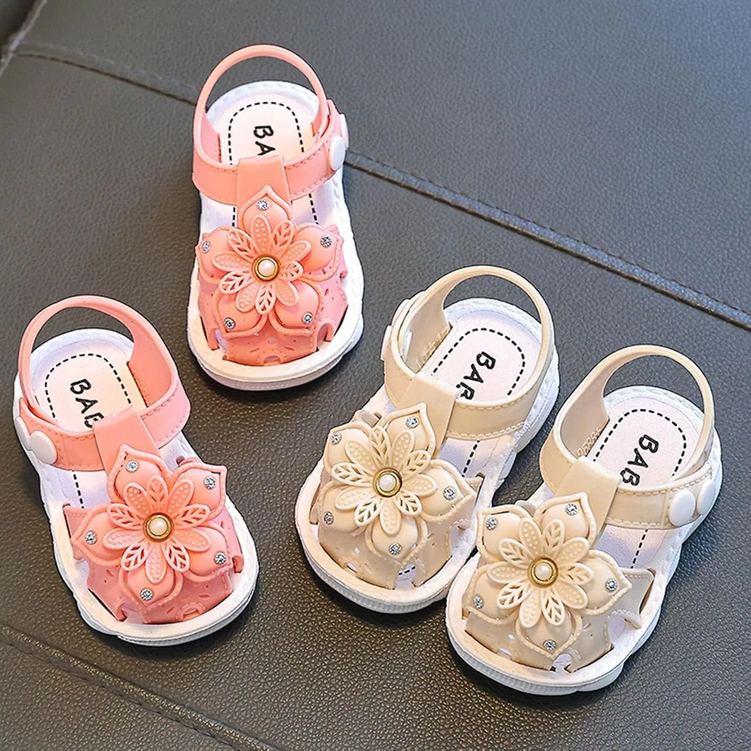 Children Shoes Comfortable Soft Sole Sandals Fashionable Flower Beach Bow Sandals Kids Bunny Slippers Childrens Slippers