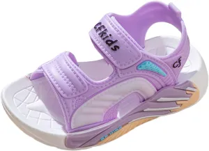 Children's Casual and Comfortable Beach Sandals for Middle and Large Children Non Slip Soft Sandals for Toddler Girl
