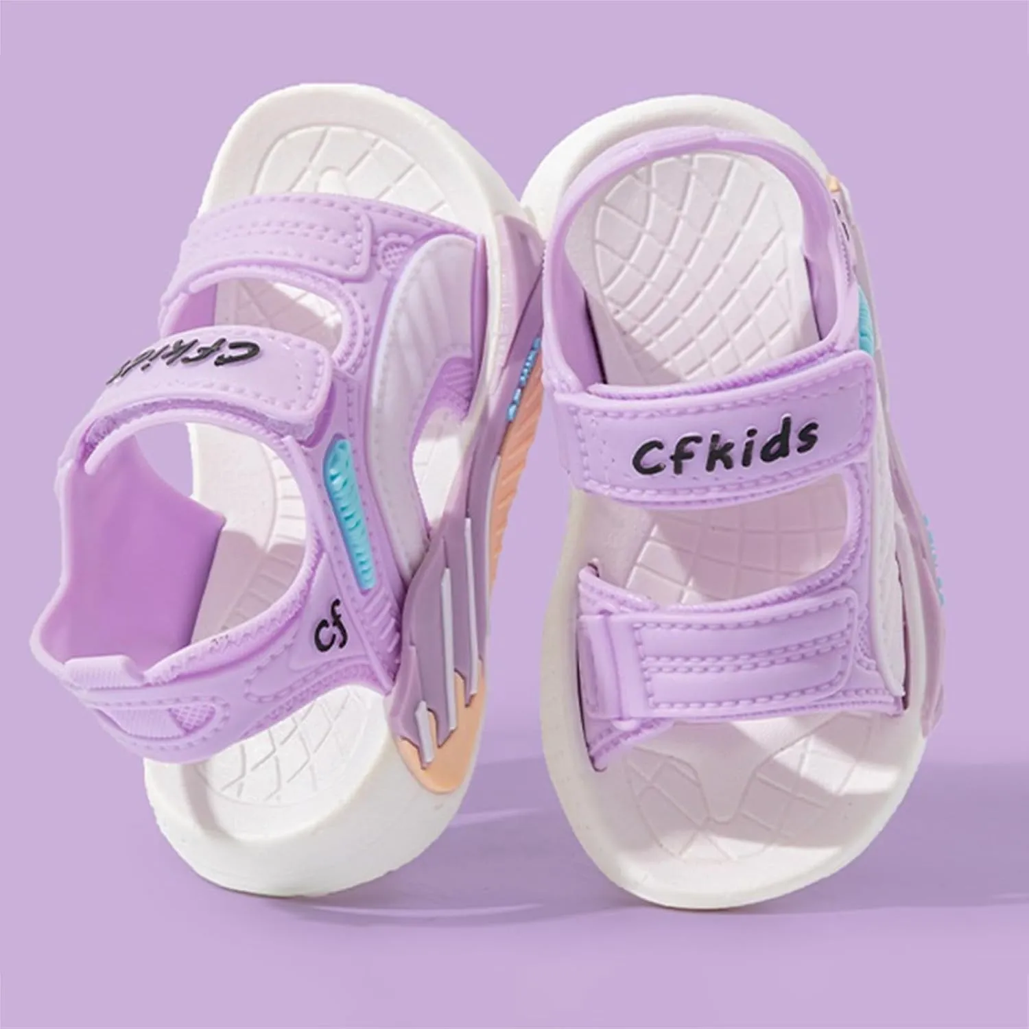 Children's Casual and Comfortable Beach Sandals for Middle and Large Children Non Slip Soft Sandals for Toddler Girl