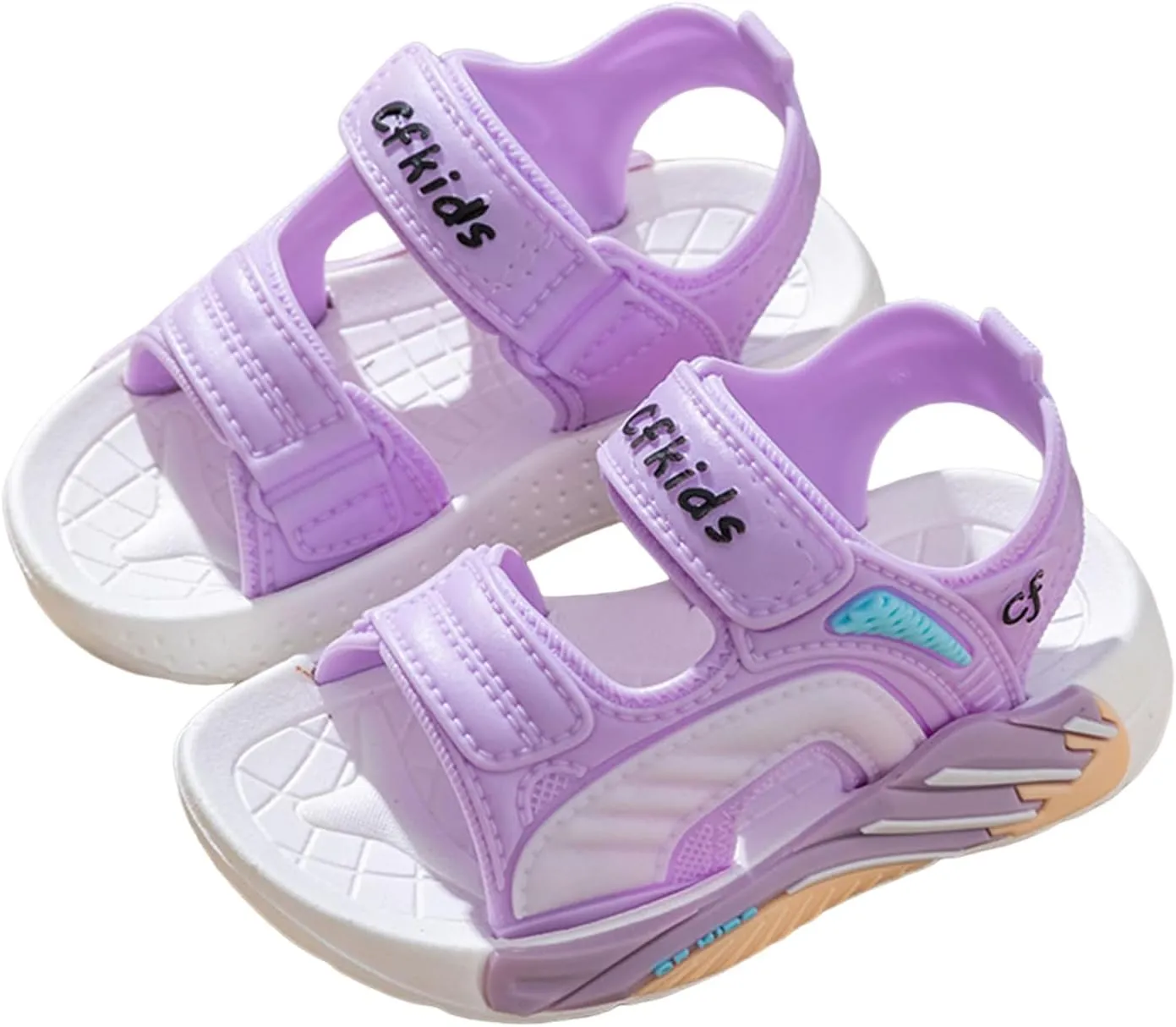 Children's Casual and Comfortable Beach Sandals for Middle and Large Children Non Slip Soft Sandals for Toddler Girl