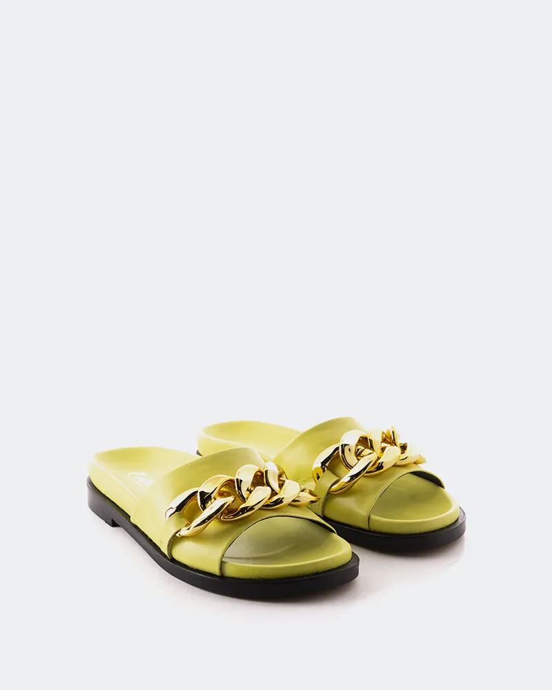 Cipriana Yellow Leather