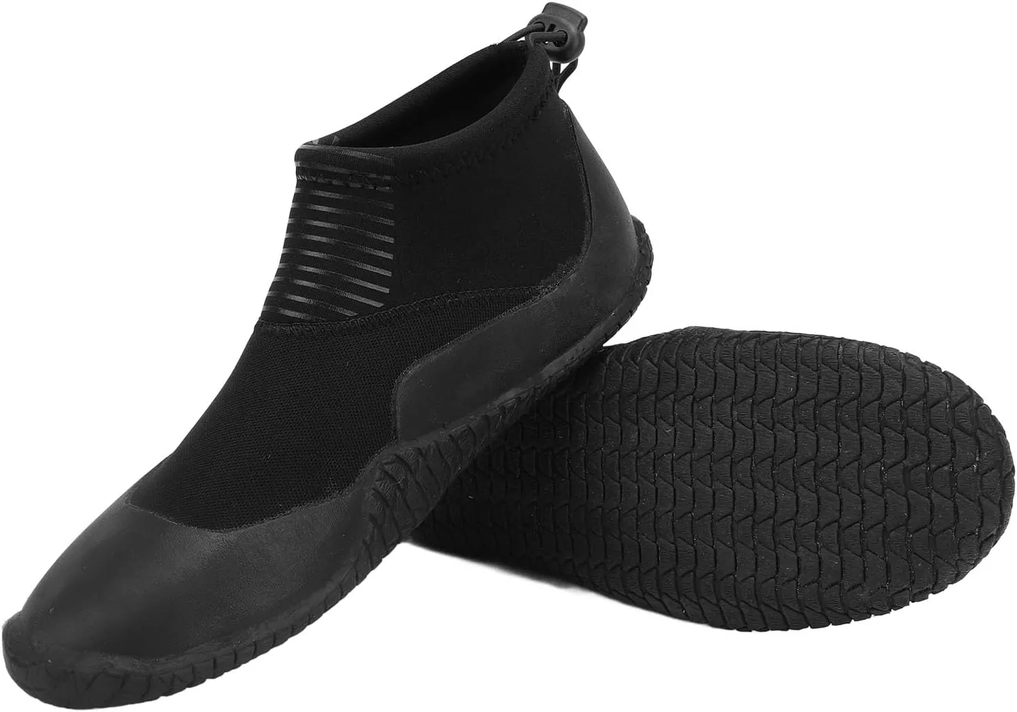 Diving Boots, Neoprene Nylon Beach Water Boots, Thickened Soft Sole Anti Slip Wading Boots, Suitable for Snorkeling, Swimming, Surfing