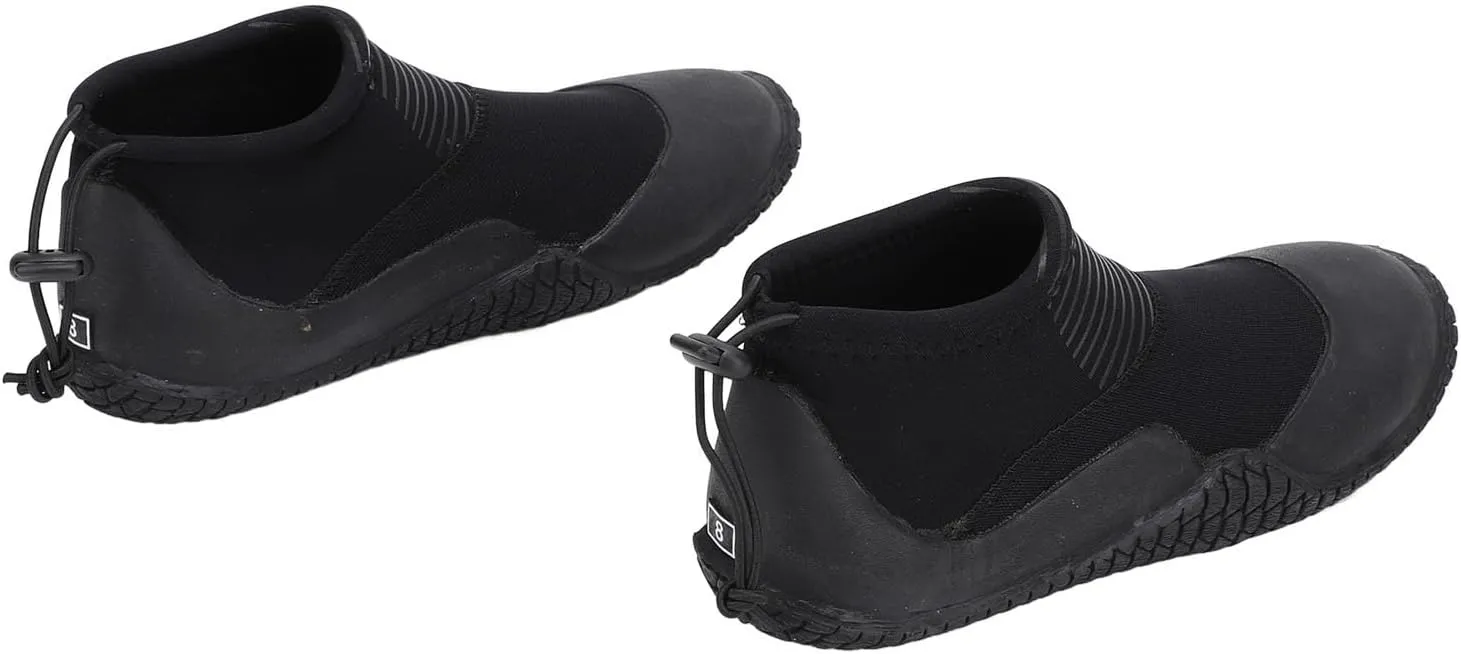 Diving Boots, Neoprene Nylon Beach Water Boots, Thickened Soft Sole Anti Slip Wading Boots, Suitable for Snorkeling, Swimming, Surfing