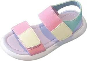 Girls Comfortable Sandals Summer New Soft Soled Beach Open Toed Shoes Sandals for Girls Size 2 White Sandles