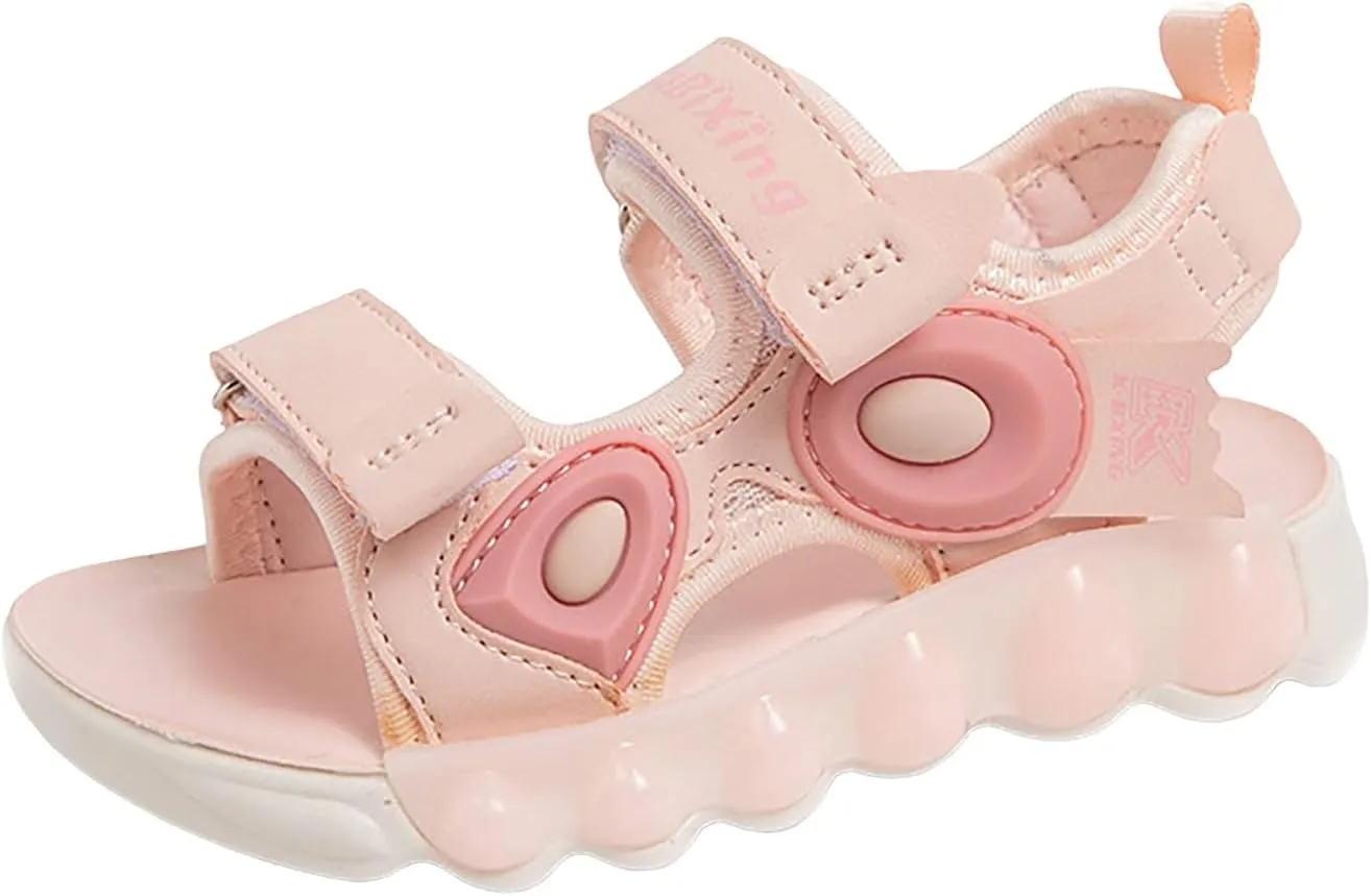 Girls Sandals Comfortable Soft Sole Open Toe Fashionable Thick Sole Beach Outdoor Sandals Girl Sandal Kids Girls