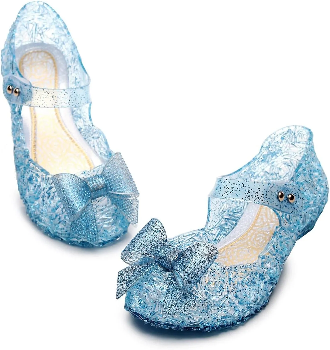 Girls Sandals Fashion New Pattern Cute Bow Decoration Soft Sole Comfortable Hook Loop White Sandals for Toddler Girls