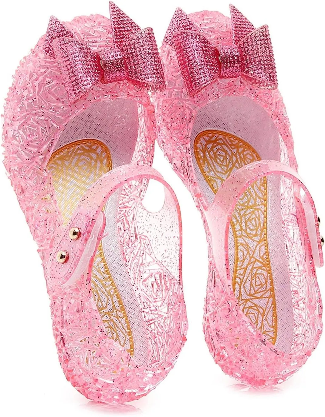 Girls Sandals Fashion New Pattern Cute Bow Decoration Soft Sole Comfortable Hook Loop White Sandals for Toddler Girls