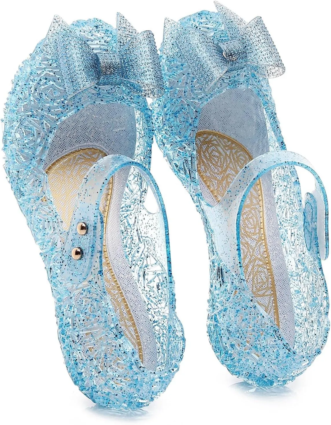 Girls Sandals Fashion New Pattern Cute Bow Decoration Soft Sole Comfortable Hook Loop White Sandals for Toddler Girls