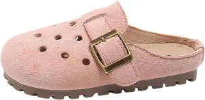 Girls Sandals Open Toe Girls Shoes Comfortable Closed Toe Slip On Sandals Fashionable Princess Casual Slippers