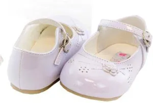 Greatlookz Amanda's Shiny Party Shoes (Infants 7, White)