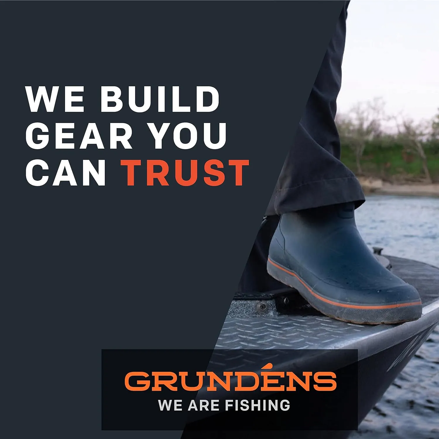 Grundens Mens DECK-BOSS Ankle Boot | Durable, Waterproof