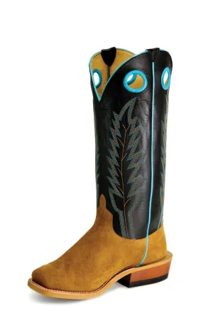 Horse Power by Anderson Bean Kids Boys Black Leather Cowboy Boots 11 M