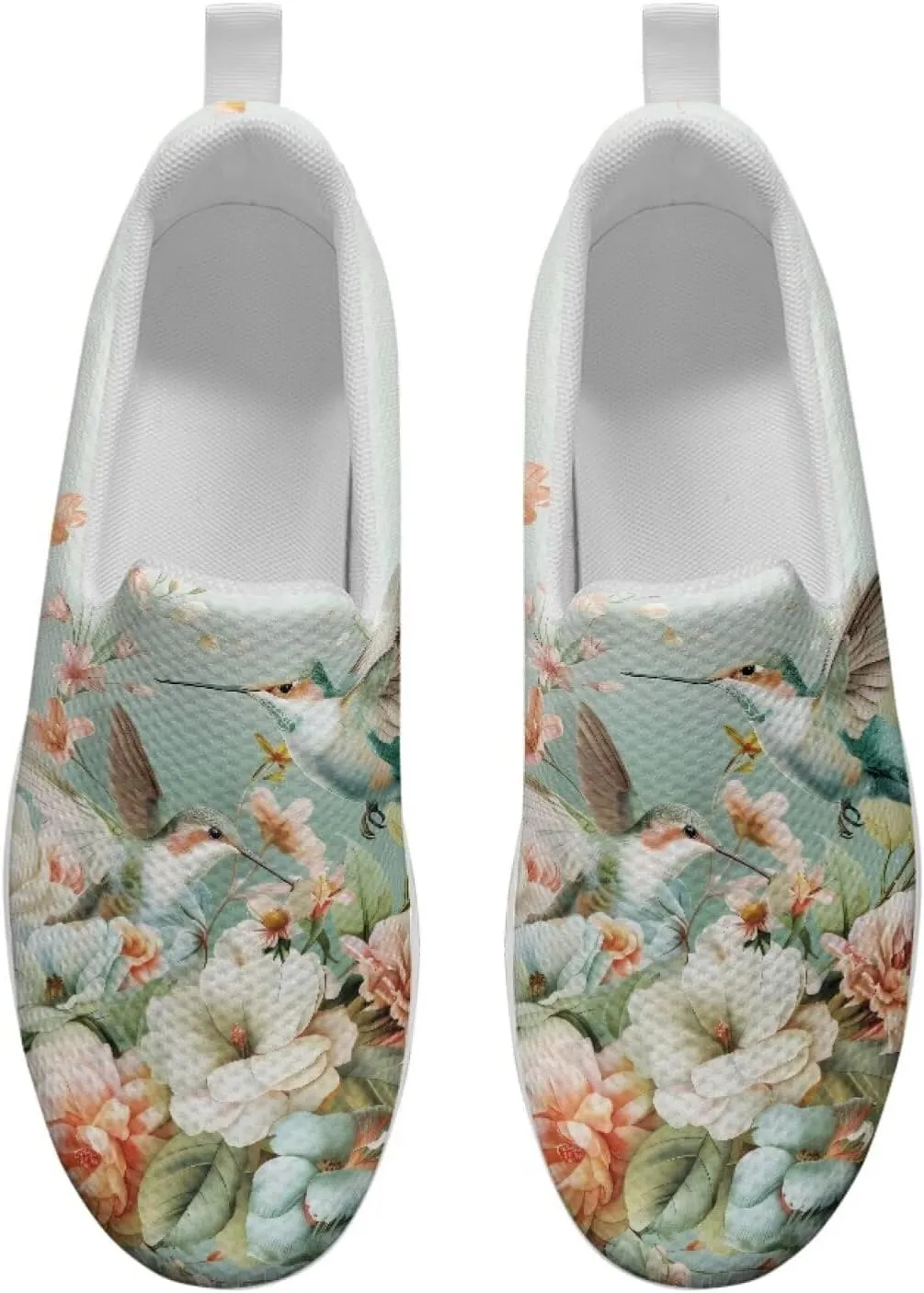Jeiento Platform Sneakers for Women Casual Dressy Slip-On Walking Shoes Lightweight Breathable Tennis Shoes Work Loafers