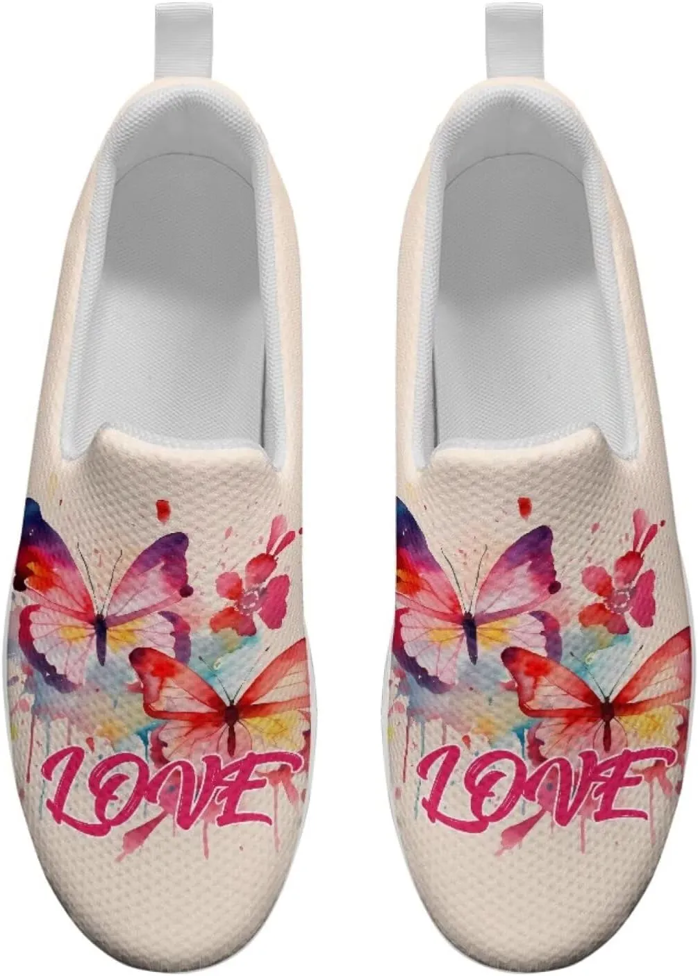 Jeiento Platform Sneakers for Women Casual Dressy Slip-On Walking Shoes Lightweight Breathable Tennis Shoes Work Loafers
