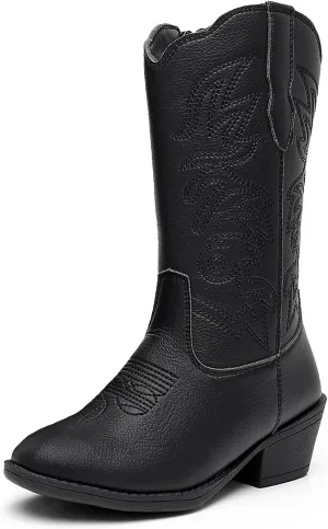 Kids Boys Girls Cowboy Boots,Cowgirl Boots for Girls Western Boots(Toddler/Little Kid/Big Kid)