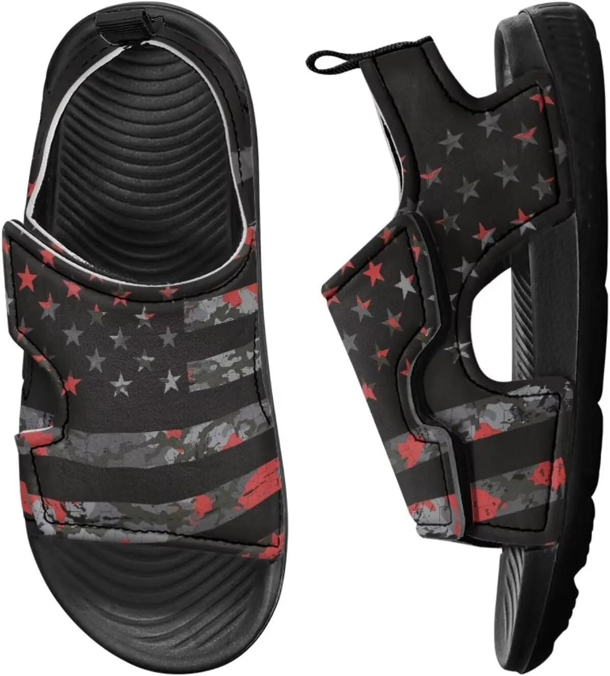 Kids Sandals Boys Summer Sport Hiking Sandals Leather Toddler Beach Water Shoes for Girls Cat Slides