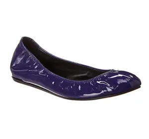 LANVIN - Purple Patent Classic Ballerina
