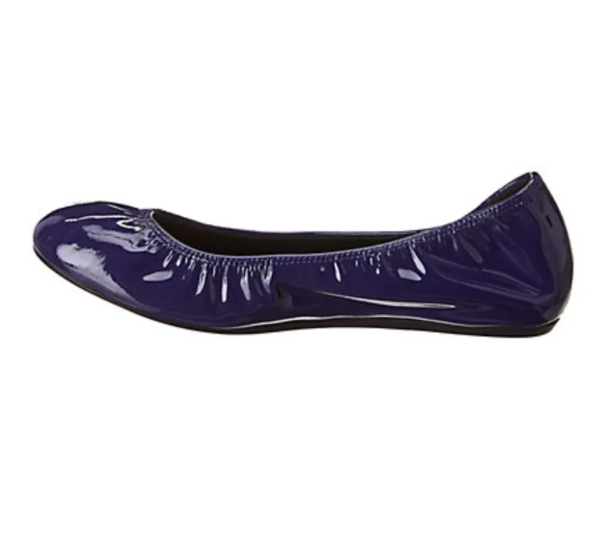 LANVIN - Purple Patent Classic Ballerina