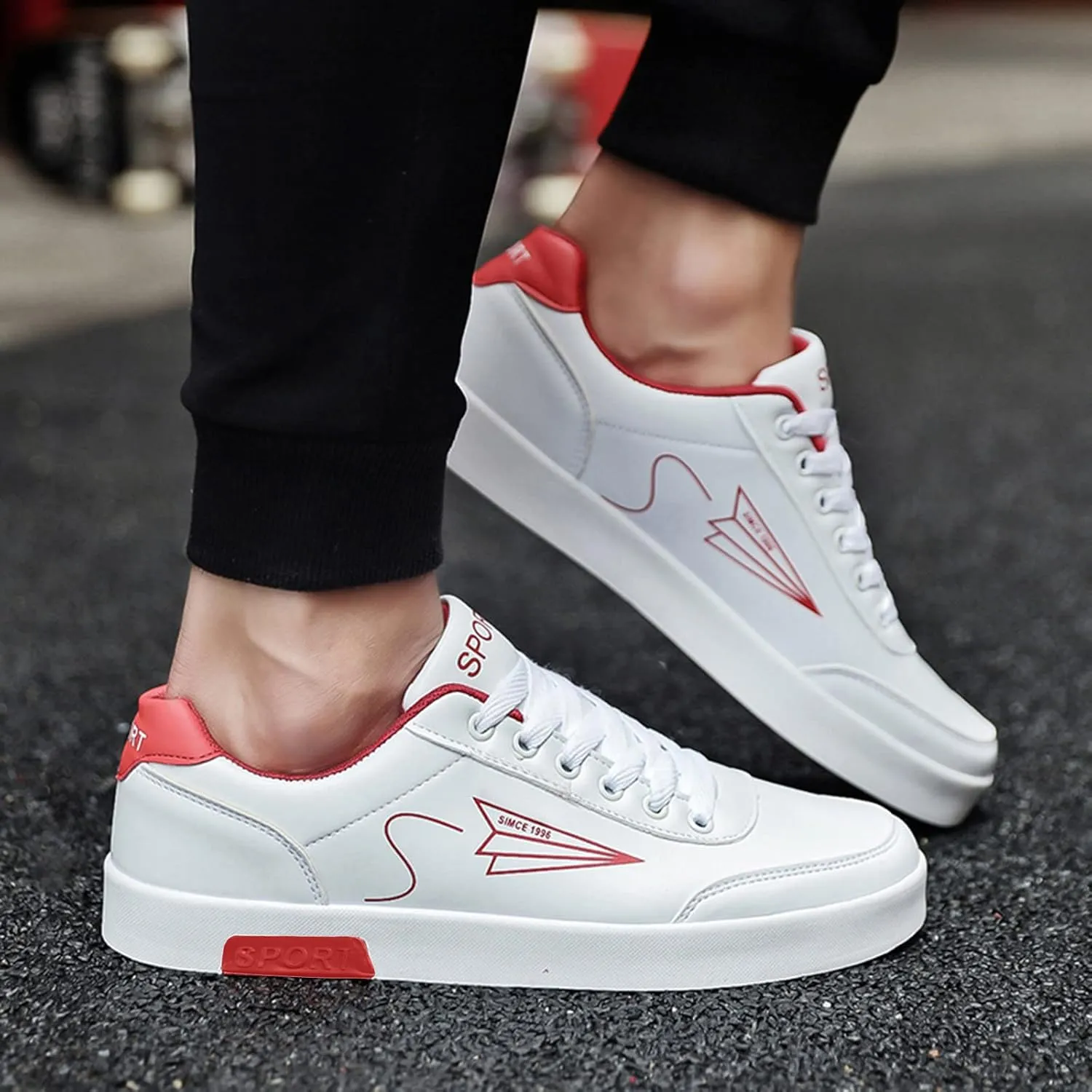 Mens Casual Shoes,Mens Casual Dress Sneaker Skate Shoes with Flat Sole,Men's Outdoor Running Walking Hiking Shoe,Daily Work Fashion Sneaker Non-Slip Waterproof Shoe,School Gym Footwear