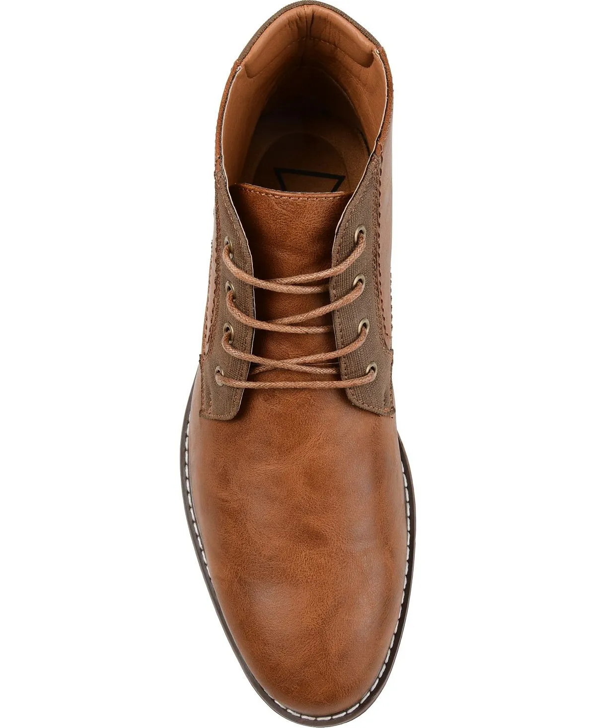 Men's chukka boots franco plain toe Vance Co., brown