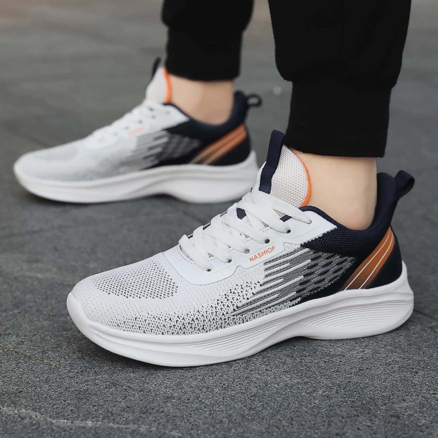 Men's Classic Casual Jogging Sneakers Comfortable Lightweight Casual Walking Shoe Lightweight Minimalist Shoes