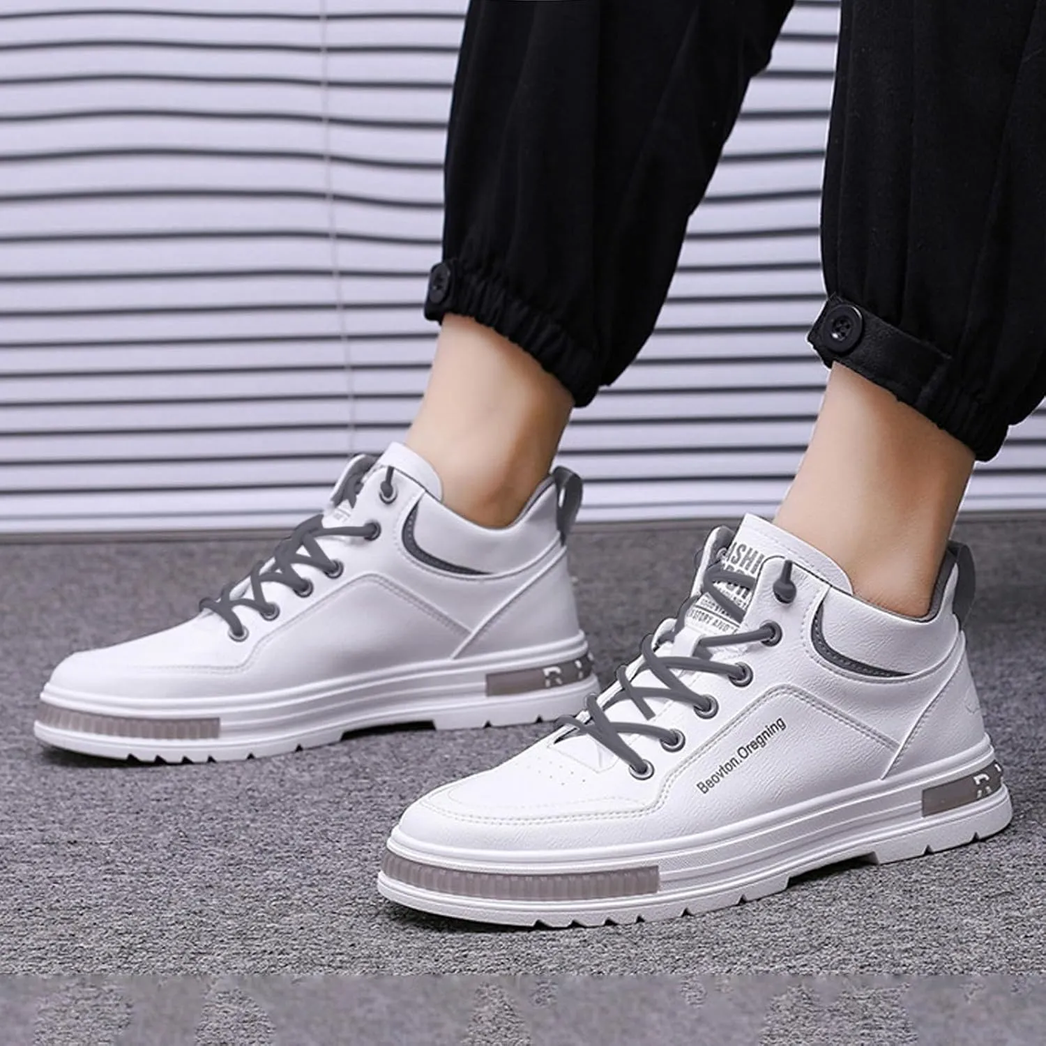 Men's Comfortable Diabetic Shoes Lightweight Sport Gym Jogging Walking Sneaker Convenient Elderly Slip on Shoes