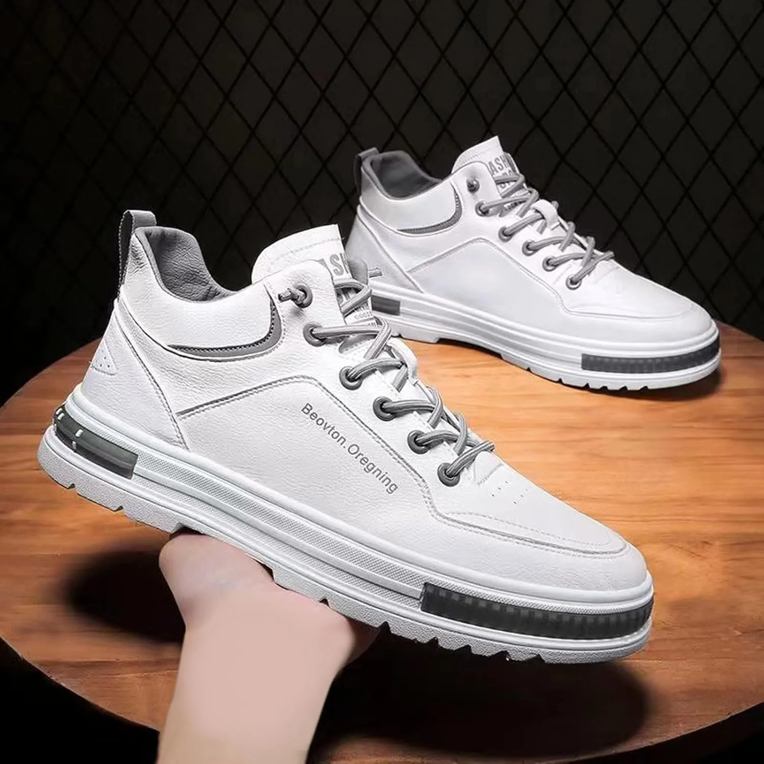 Men's Comfortable Diabetic Shoes Lightweight Sport Gym Jogging Walking Sneaker Convenient Elderly Slip on Shoes
