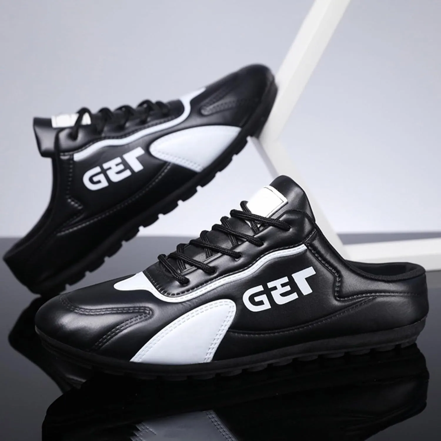 Men's Non Slip Barefoot Minimalist Shoes Breathable Casual Comfortable Walking Sneaker Convenient Slip on Shoes