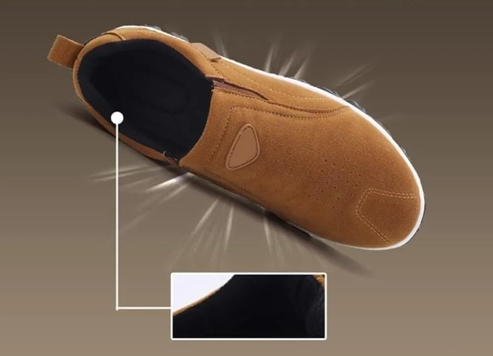 Men's Slip On Sneakers, Breathable Outdoor Loafers, Men's Orthopedic Outdoor Hiking Shoes