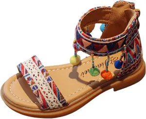 New Comfortable Sandals for Girls in Summer with Soft Sole and Durable Properties White Girl Sandals for Girls Size 2