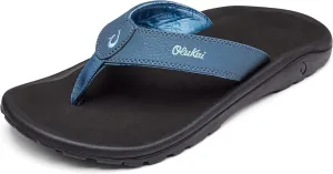 OLUKAI Ohana Men's Beach Sandals, Water Resistant Flip Flops, Arch Support & Comfort Fit, Lightweight & Durable, Enhanced Grip & Traction