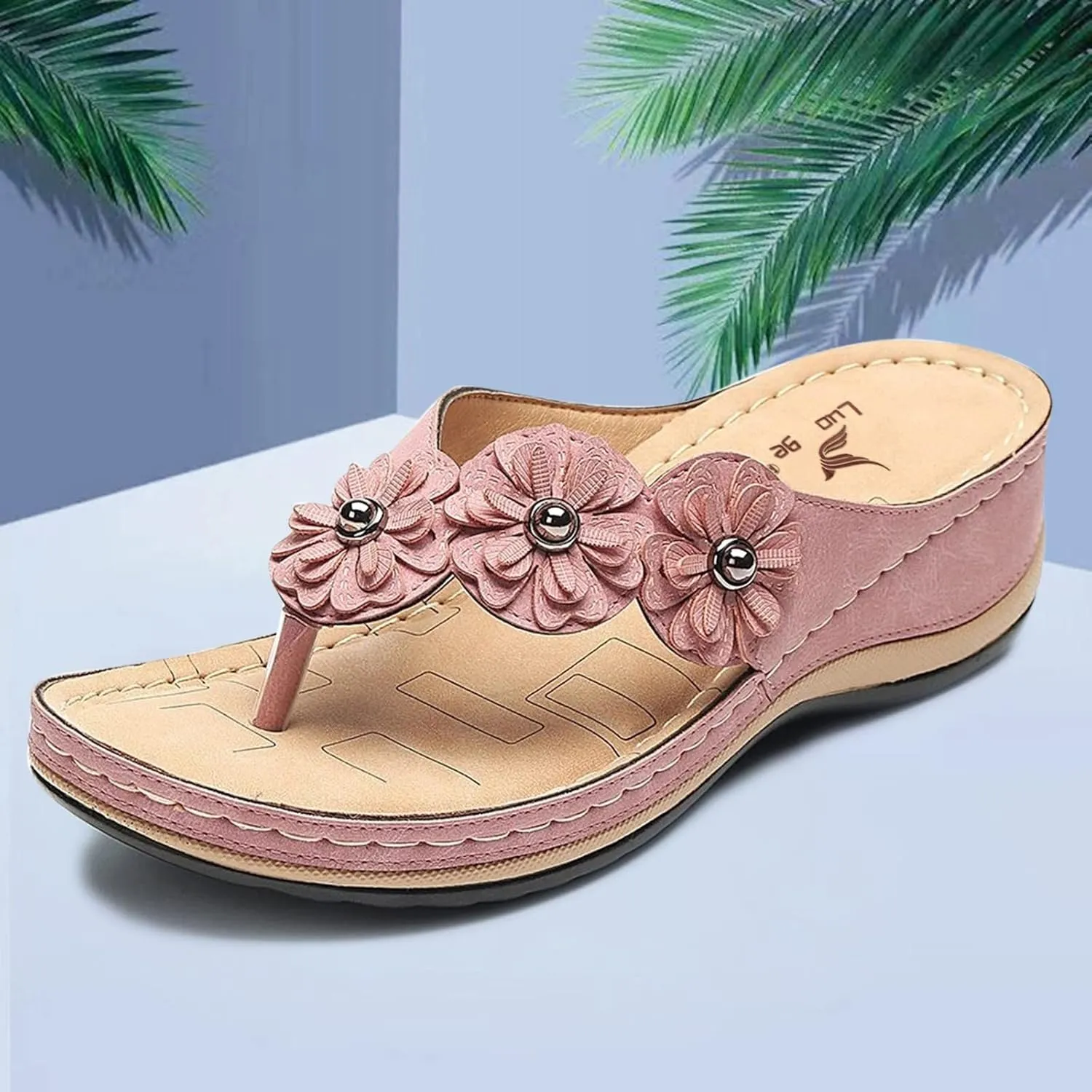 Orthopedic Sandals for Women Wedge Shoes Avylays Breathable Mesh Sports Sandals with Non-Slip Sole Comfortable Sandals