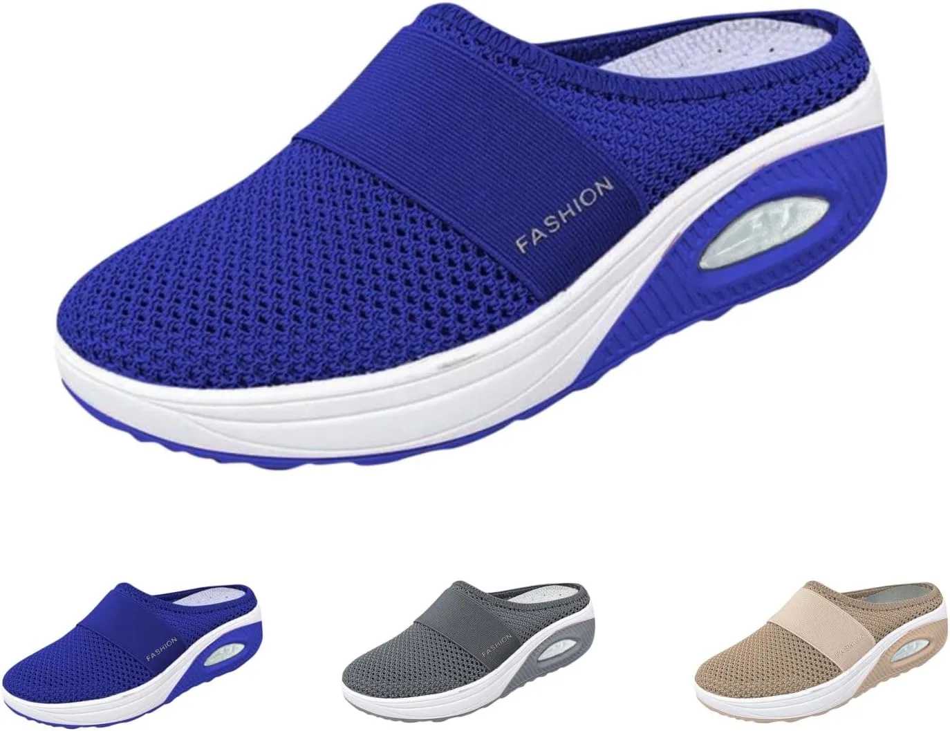 Orthopedic Shoes for Women Slip ons Diabetic Air-Cushion Walking Shoes with Arch-Support Comfortable Breathable Shoes